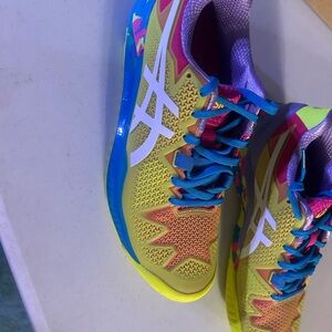ASICS Women's Yellow and Blue Gel Resolution 8